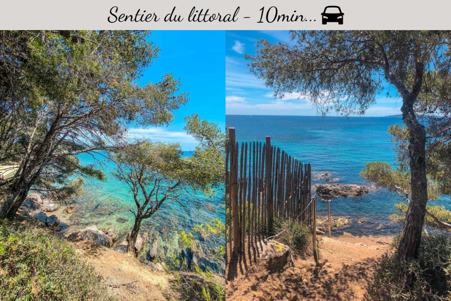 L'Olivine: Beachside Retreat with Southern Terrace La Londe-les-Maures Exterior photo
